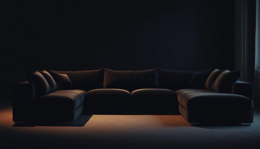 black sofa sectionals