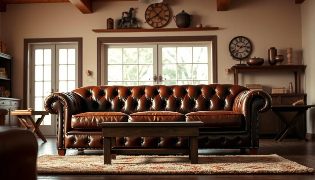 leather chesterfield sofa