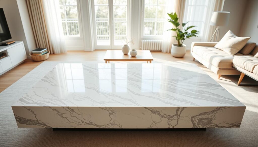 marble coffee table