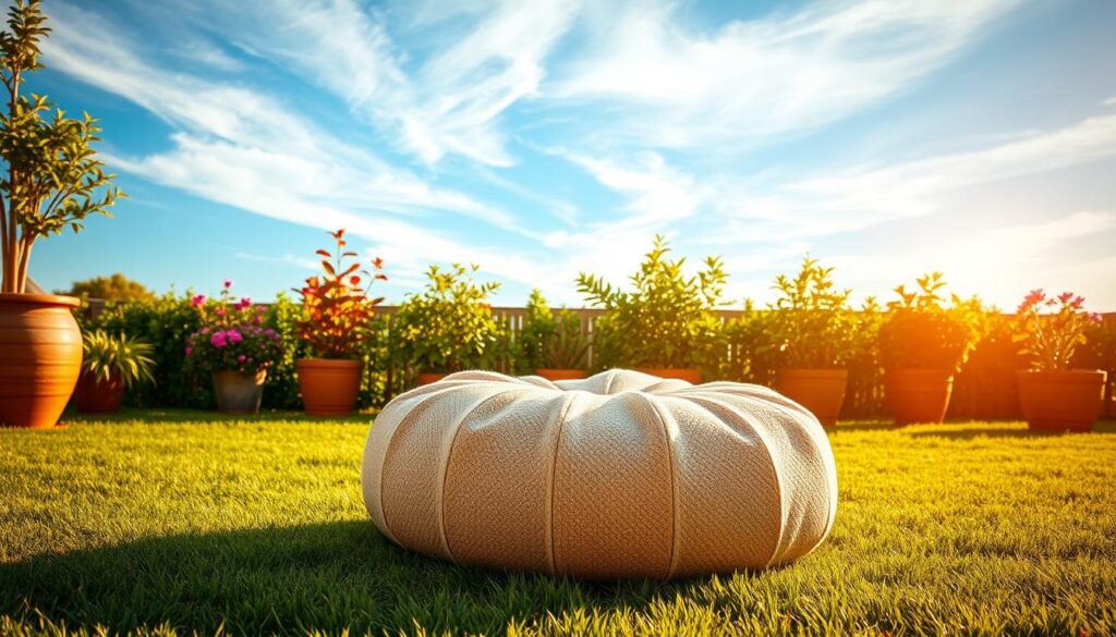 outdoor ottoman pouf