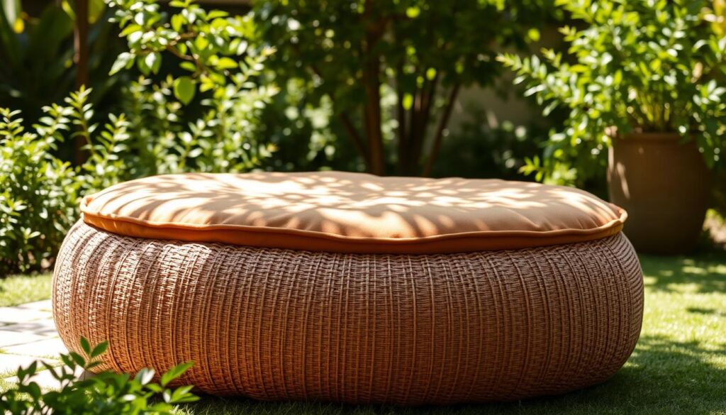 outdoor pouf features