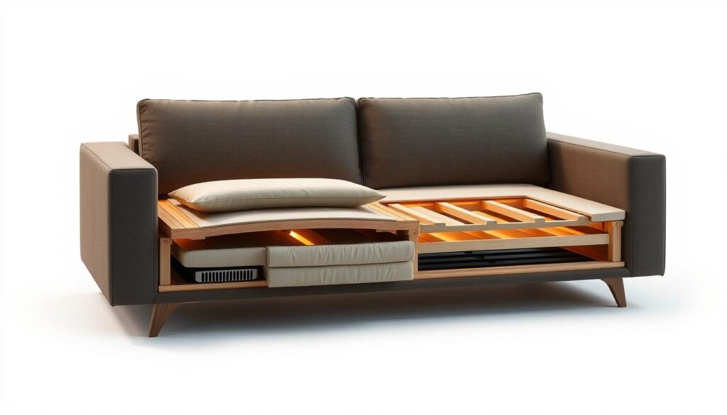 sofa cama construction